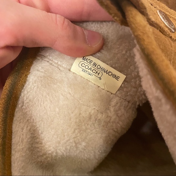Coach Suede Signature Tulip Winter Boots - Tan - Picture 13 of 13